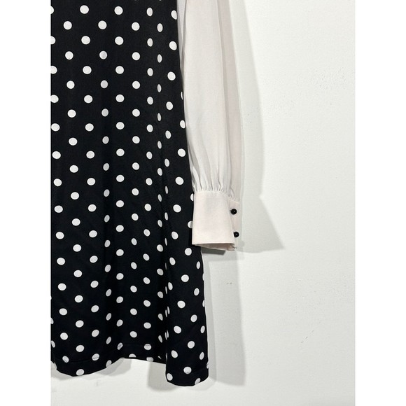 Zara basic polka dot dress sz medium - Picture 3 of 9